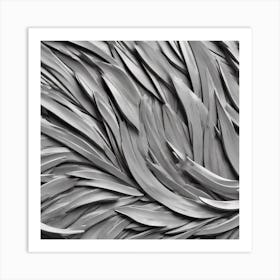 Abstract Feathers Art Print