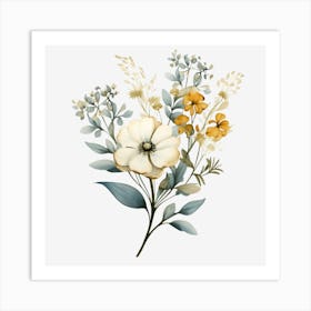 Bouquet Of Flowers 3 Art Print