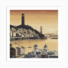 Golden Gate Bridge Art Print