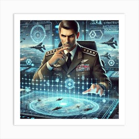 General Sergei Battlefield Strategy Skill Art Print