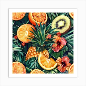 Tropical Fusion (1) Art Print