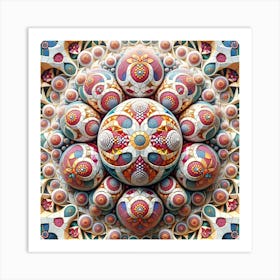 Fractal Art, Fractal Art, Fractal Art, Fractal Art Art Print