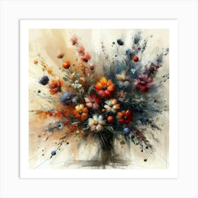 Flowers In A Vase 12 Art Print