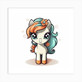 Kawaii Pony 3 Art Print