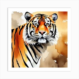 Tiger Painting 9 Art Print