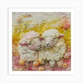 Two Sheep 4 Art Print