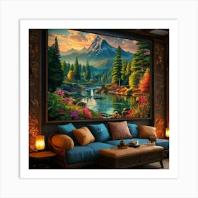 Landscape Painting Art Print