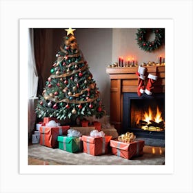 Christmas Tree 24 Art Print