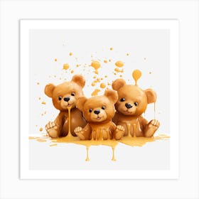 Teddy Bears Art Print