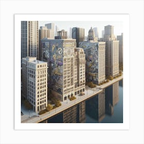 Chicago River Art Print