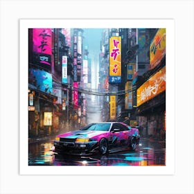 Nissan Gtr 7 Art Print