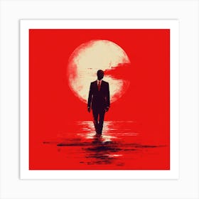 Man In Suit Art Print