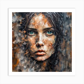 Face Of A Woman Art Print