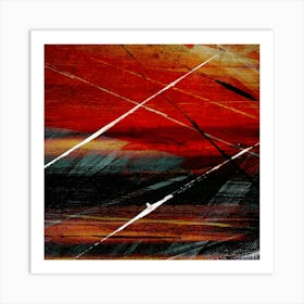 Abstract urban geometry Art Print