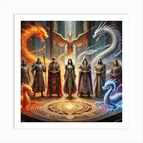 Elemental Divisions 1024x1024 Art Print