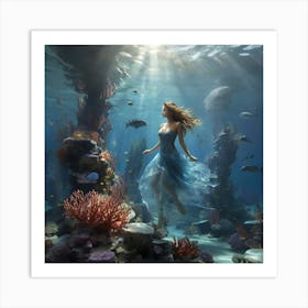 Under The Sea Art print Art Print