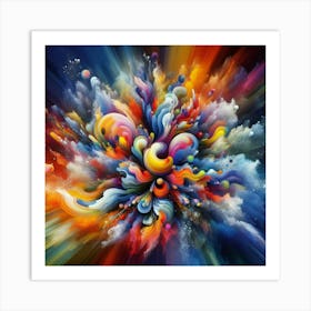 Abstract Painting 8 Art Print