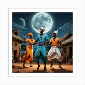 Moonlight Dance Art Print