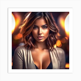 Beautiful Woman 1 Art Print