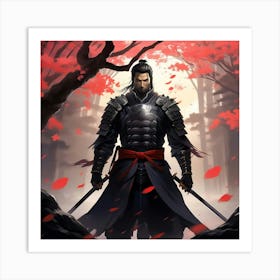 Japanese Samurai Art Print