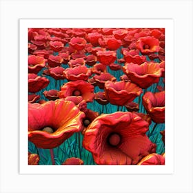 Poppies 1 Art Print