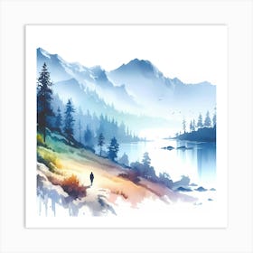 Landscape Painting 65 Art Print