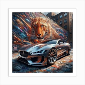 Jaguar Xf Art Print