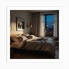 Bedroom With A View Art Print