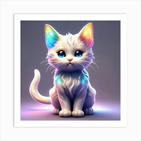 Cute Cat 9 Art Print