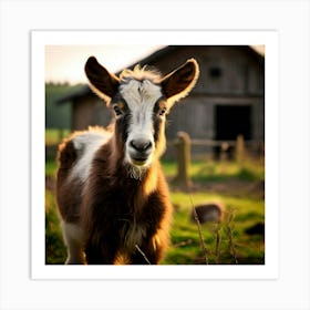 Field Domestic Agriculture Cute Nature Beautiful Rural Herd Farming Animal Farm Farm Anim (11) Art Print