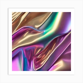 Shiny Metallic Background Art Print