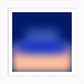 Blurred Square - Intense II Art Print