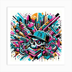 Graffiti Art 3 Art Print