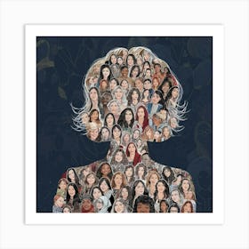 Portrait Of Women 1 Art Print