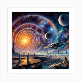 Space Odyssey 4 Art Print