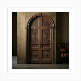 Default Create Unique Design Of Antique Doors 1 2 Art Print