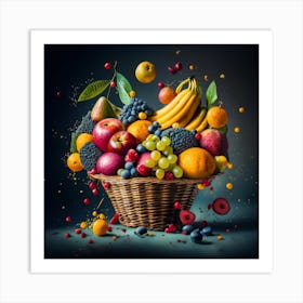 Fruit Basket Art Print