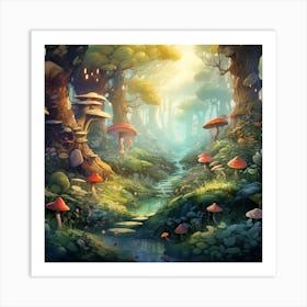 Fairy Forest 2 Art Print