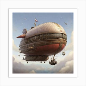 Leonardo Diffusion Xl Airship 0 Art Print