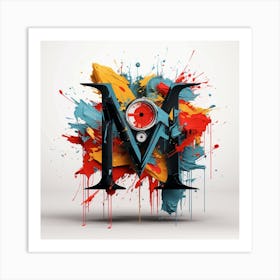 Letter M Art Print