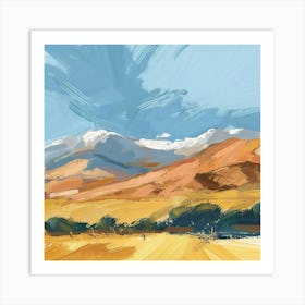 Landscape Painting 8 Art Print