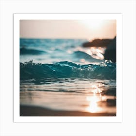 Sunset On The Beach Art Print