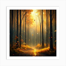 Autumn Forest Art Print