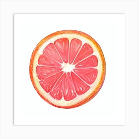 Grapefruit Art Print