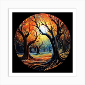 Trees Of Autumn Art Print