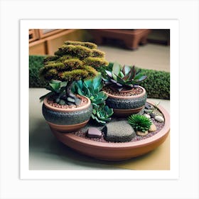 Japanese Garden 1 Art Print