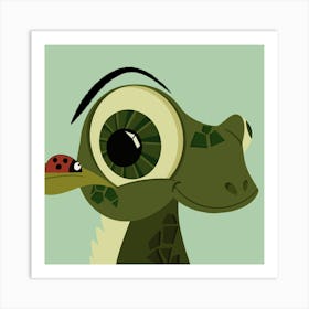 Lizard Graphic Animal Art Print Poster