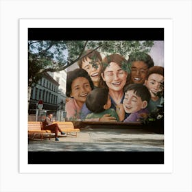 Family Mural Art Print