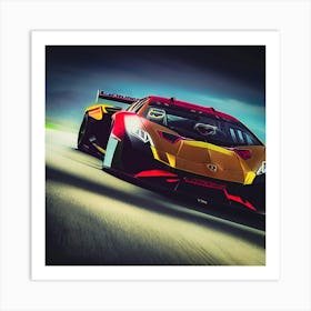 Lamborghini Huracan Art Print