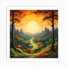 scenery Art Print